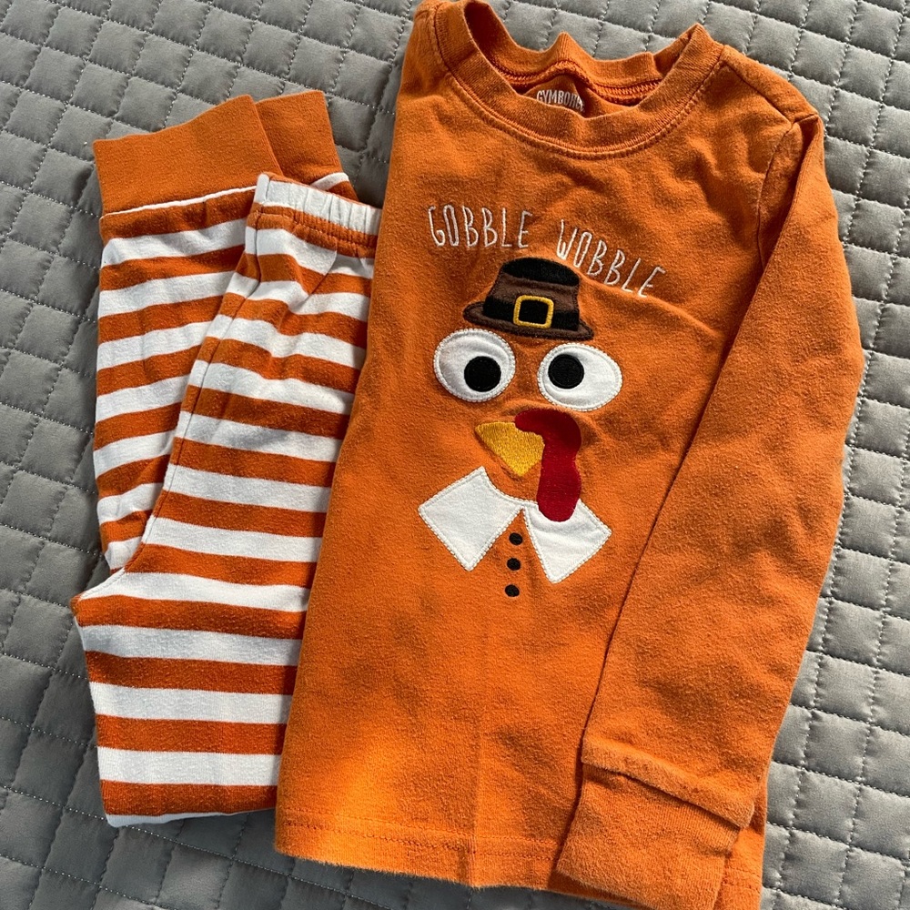 Kids Gymboree Thanksgiving Gymmies 5T